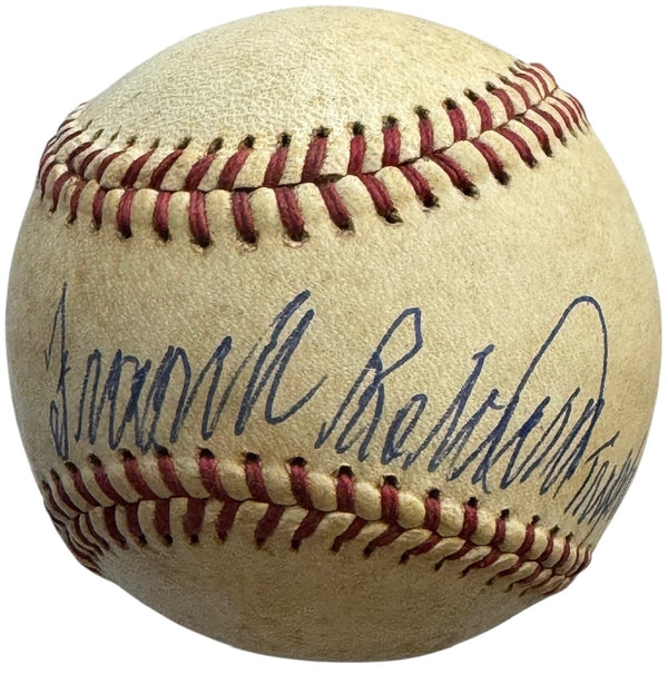 Frank Robinson Autographed Official American League Baseball (JSA)