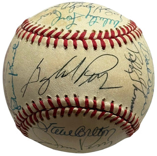Hall Of Famers and Stars Autographed Official Baseball (JSA)
