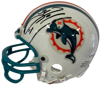 Zach Thomas Autographed Miami Dolphins Mini Helmet (JSA)