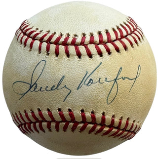 Sandy Koufax Autographed Official National League Baseball (JSA)