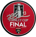 Brad Marchand Signed 2025 Stanley Cup Final Official Puck (JSA Witness/ Marchand Auth)