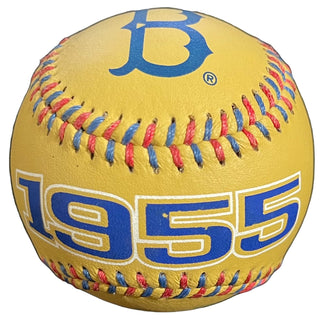 Duke Snider Autographed 1955 Brooklyn Dodgers Commemorative Baseball