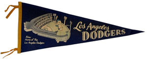 1962 Vintage Los Angeles Dodgers Full-Size Pennant