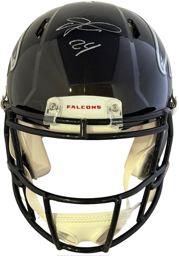atlanta falcons motorcycle helmet Devonta Freeman Autographed Atlanta Falcons Authentic Full Size Helmet