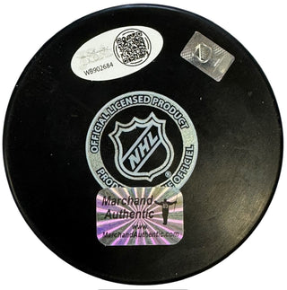Brad Marchand Autographed Official Panthers Puck (JSA Witness/ Marchand Authentic)