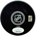 Mackie Samoskevich Autographed Panthers Logo Puck (JSA)