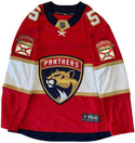 Aaron Ekblad Autographed Panthers Red Breakaway Fanatics Jersey (Beckett Witness)