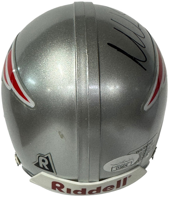Mike Vrabel Autographed New England Patriots Mini Helmet (JSA)