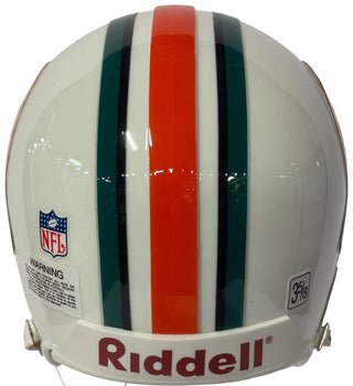 Jason Taylor Autographed Miami Dolphins Riddell Authentic Mini Helmet