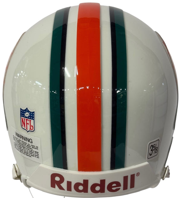 Jason Taylor Autographed Miami Dolphins Riddell Authentic Mini Helmet