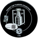 Seth Jones Signed 2025 Stanley Cup Champions Official Puck (JSA Witness)