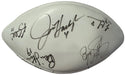 QB Club Autographed Wilson White Panel Football