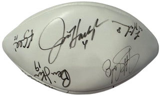QB Club Autographed Wilson White Panel Football