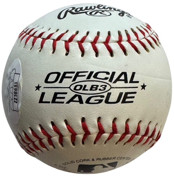 Derek Jeter Autographed Official League Baseball (JSA)