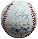 Willie Mays 70th Birthday Attendees Autographed Baseball (JSA)