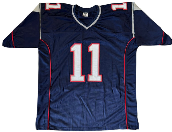 Julian Edelman Autographed New England Patriots Custom Jersey (JSA)