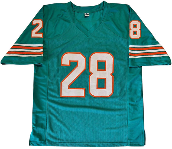 De'Von Achane Autographed Custom Miami Dolphins Jersey (Beckett Witness)