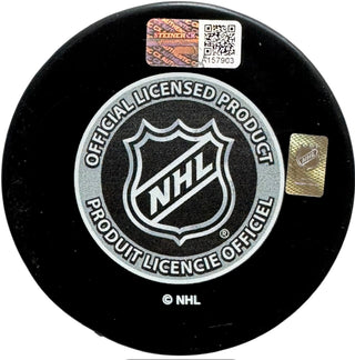 Mike Keenan Autographed Rangers 93-94 Champions Logo Puck (Cx Authentication)