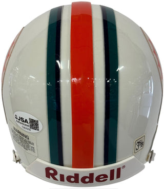 Zach Thomas Autographed Miami Dolphins Mini Helmet (JSA)