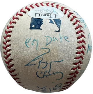 DUKES OF HAZZARD Cast Signed Official Major League Baseball Wopat Schneider Bach (JSA)