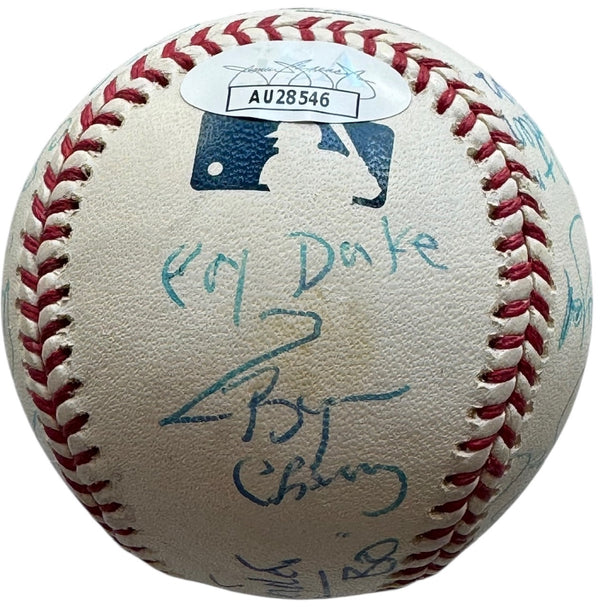 DUKES OF HAZZARD Cast Signed Official Major League Baseball Wopat Schneider Bach (JSA)