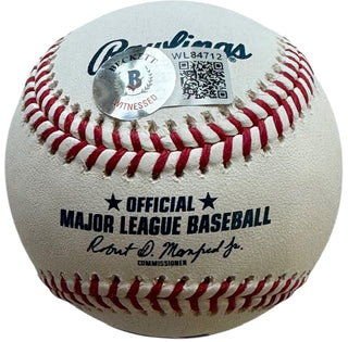 Juan Soto Autographed Official Major League Baseball (Beckett)