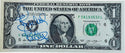 Richard Petty Autographed Dollar Bill (JSA)
