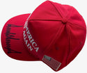 Donald Trump Autographed Red MAGA HAT Full Signature (JSA)