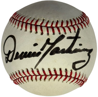 Dennis Martinez Autographed Official League Baseball