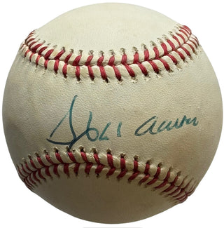 Hank Aaron Autographed Official National League Baseball (JSA)
