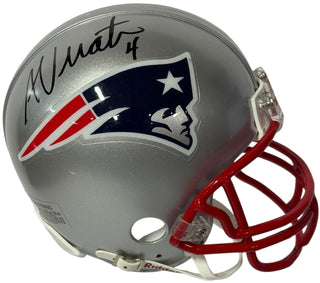 Adam Vinatieri Autographed New England Patriots Mini Helmet (JSA)
