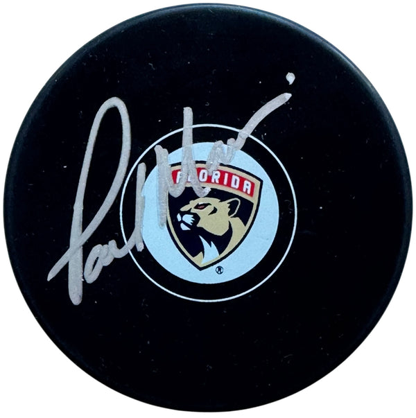 Paul Maurice Autographed Panthers Official Puck (Beckett)
