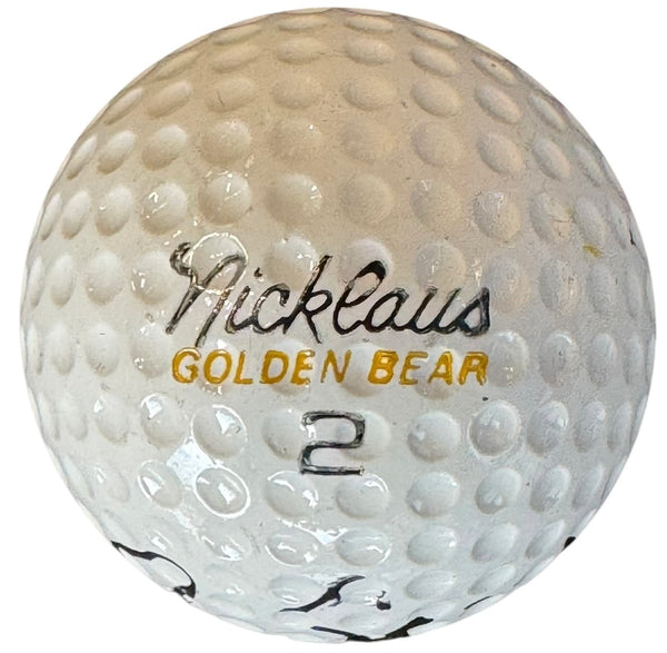 Jack Nicklaus Autographed MacGregor Golden Bear 2 Golf Ball (JSA)