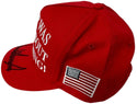 Donald Trump Autographed Red MAGA HAT Full Signature (JSA)