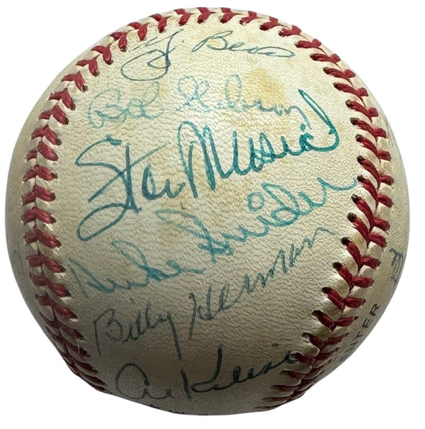 MLB Hall Of Famers Autographed Official Baseball (JSA)