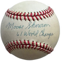 Moose Skowron Autographed Official American League Baseball (JSA)