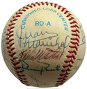 Hall Of Famers and Stars Autographed Official Baseball (JSA)