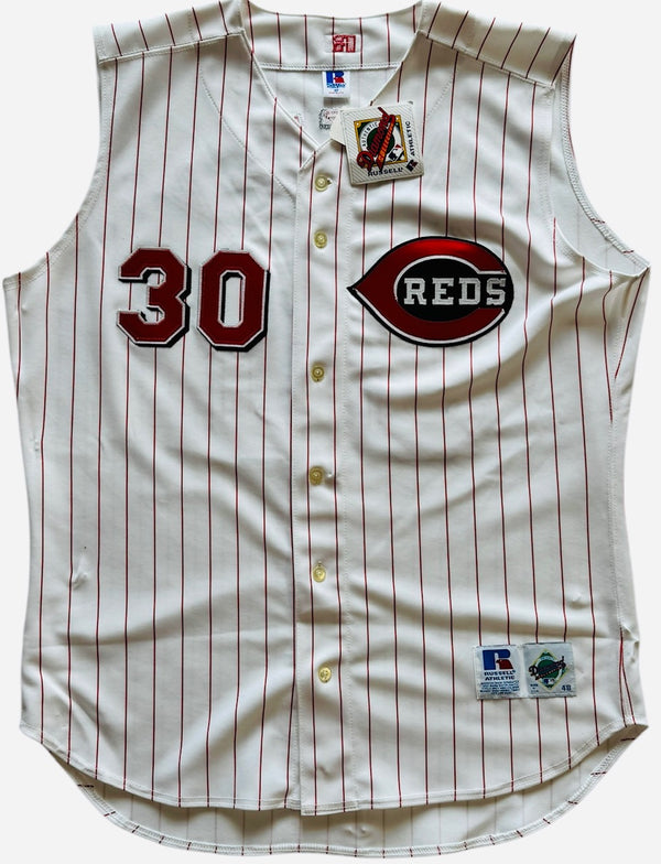 Ken Griffey Jr Autographed Cincinnati Reds Russell Athletic Jersey (UDA)