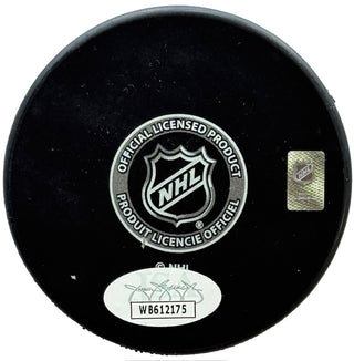 Niko Mikkola Autographed Panthers Logo Puck (JSA)