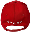 Donald Trump Autographed Red MAGA HAT Full Signature (JSA)