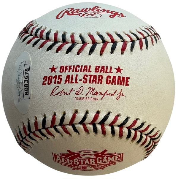 Hank Aaron Sandy Koufax Johnny Bench Signed 2015 All Star Game Baseball (JSA)