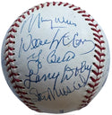 Willie Mays 70th Birthday Attendees Autographed Baseball (JSA)