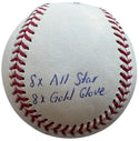 Andre Dawson Autographed Official Major League Stat Baseball