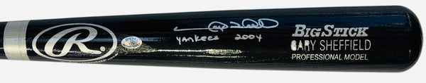 Gary Sheffield Autographed Rawlings Adirondack Big Stick Bat (Sheff Holo)