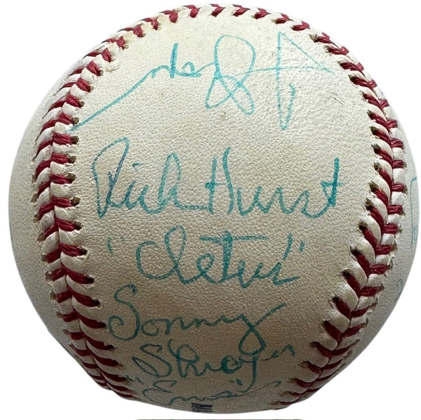DUKES OF HAZZARD Cast Signed Official Major League Baseball Wopat Schneider Bach (JSA)