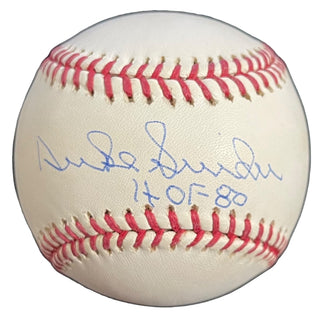 Duke Snider HOF 80 Autographed Official Major League Practice Baseball