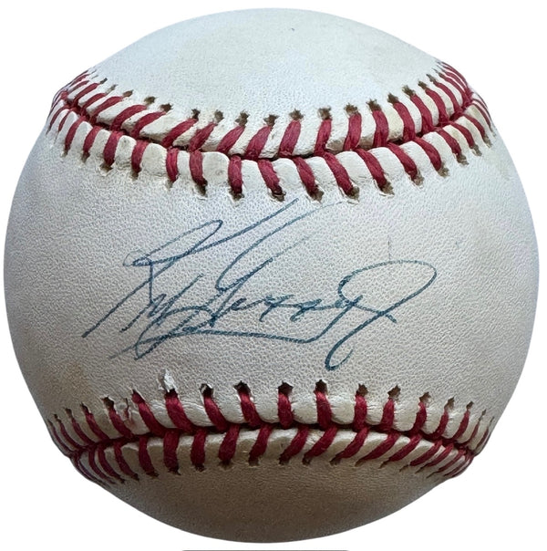 Ken Griffey Jr Autographed Official American League Baseball (JSA)