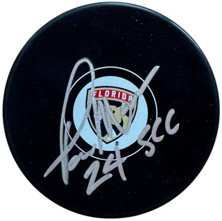 Paul Maurice Autographed Panthers Official Puck (Beckett)
