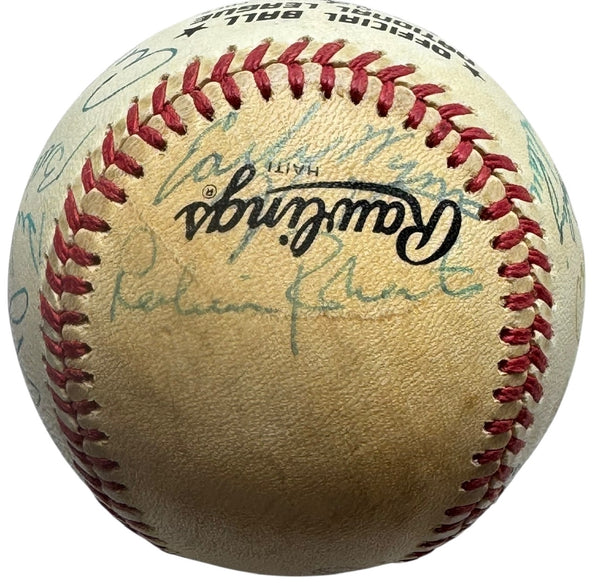 MLB Hall Of Famers Autographed Official Baseball (JSA)