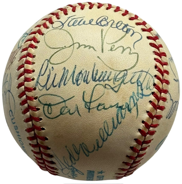 Hall Of Famers and Stars Autographed Official Baseball (JSA)